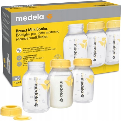 Medela sada lahviček pro uskladnění mléka 3 ks 150 ml