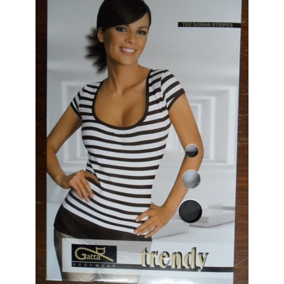 Gatta TEE DONNA STRIPES černé