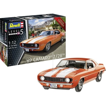 REVELL Plastic ModelKit auto 07727 69 Chevy Camaro 1:12