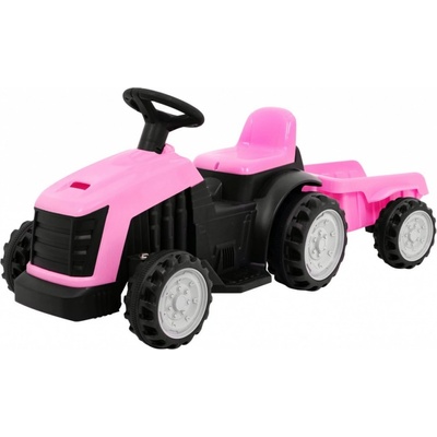 Mamido elektrický traktor s přívěsem R-PA.TR1908T.ROZ růžová