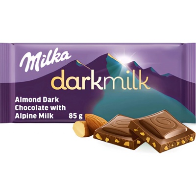 Milka Darkmilk Almond 85 g
