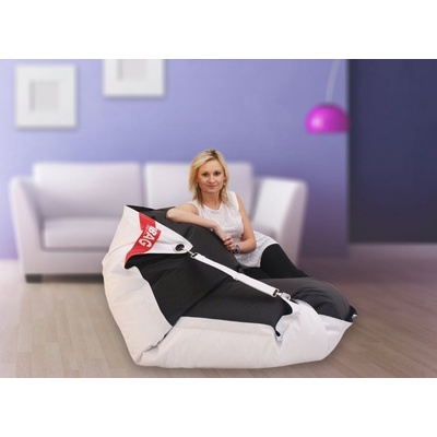 BeanBag 189x140 duo white black