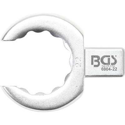 BGS Technic Nástrčný očkový kľúč otvorený 22 mm upnutie 9 x 12 mm BGS 6904-22