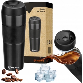 Supero termohrnek 450 ml černý