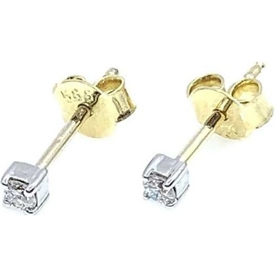Jan Kos jewellery zlaté náušnice s briliantem 83000296