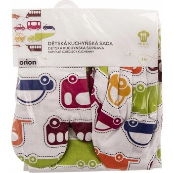 Orion Detská chlapčenská zástera chňapka čiapka