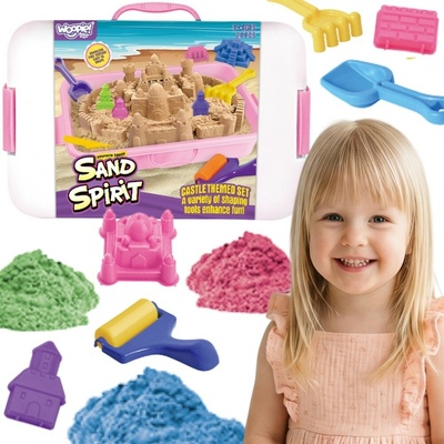 Woopie Sand Spirit kinetický písek sada hrad a zámek 24 dílů – Sleviste.cz