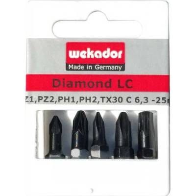 Sada bitů WEKADOR PZ1,2 PH1,2 TX30 5 ks DCL