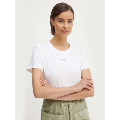Pepe Jeans dámské tričko bílé