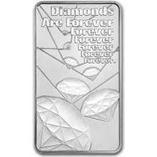 The Royal Mint stříbrný slitek James Bond 007 Diamonds Are Forever 1 oz