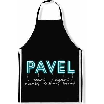 IMPAR Zástěra Mužská jména Neon Pavel
