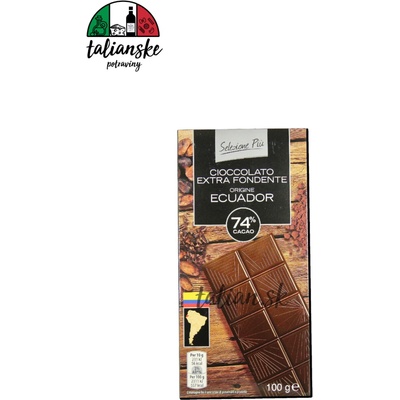 Selezione Piu Čokoláda Ecuador 74% 100 g