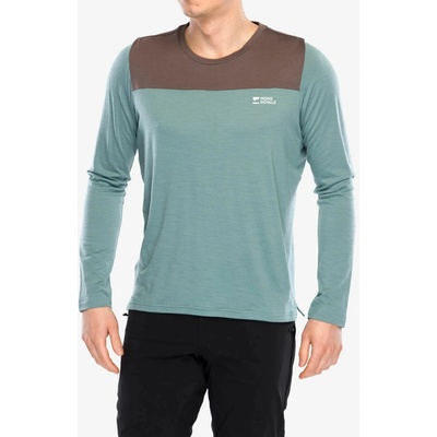 Mons Royale Diversion Merino Bike Jersey Long Sleeve Desert Sage/Iron