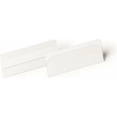 Logistické vrecko, 100x38 mm, vodorovné, DURABLE HARD COVER, so samolepiacou páskou, priehľadná