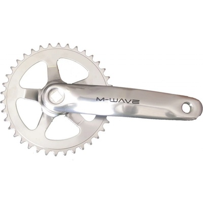 Hliníkové kliky na kolo M-Wave 38 zubů