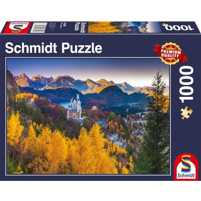 SCHMIDT Podzimní Neuschwanstein 1000 dílků