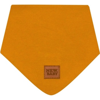 New Baby bavlnená šatka na krk Favorite hnedá