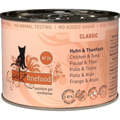 Catz finefood No.25 s kuracím mäsom a tuniakom 200 g