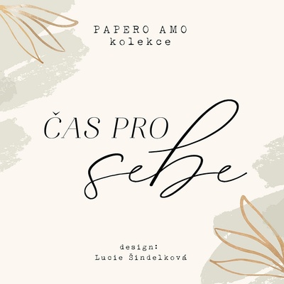 PAPERO AMO ♥ Kreativní sada ČAS PRO SEBE