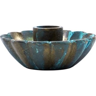 House Doctor Свещник за класическа свещ Pli антично зелен (266140035)