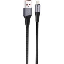 Foneng X112 USB-A to Lightning 2.4A, 1m, černý