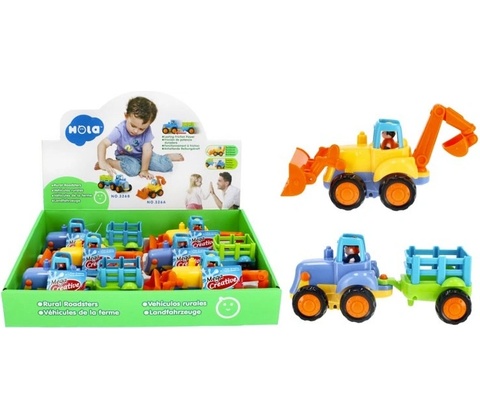 CreativeToys Traktor pull back