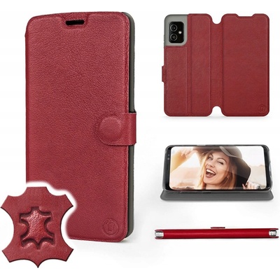 Mobiwear Flipové Asus Zenfone 8 červené
