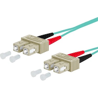 Metz Connect 151J1EOEO15E Optický patch, SC-SC 50/125 (multi mode), duplex, OM3, LSOH, 1,5m