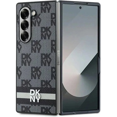 DKNY Калъф DKNY Checkered Pattern Printed Stripes за Samsung Galaxy Z Fold 6 - черен (3666339329945)