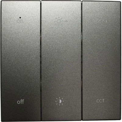 NEDES Стенно дистанционно управление SHAPE 2xAAA черно (ND4308)