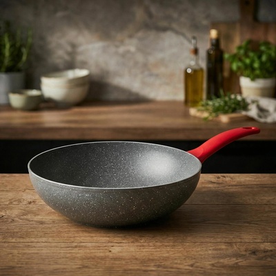 Tescoma wok Manico Rosso 28 cm