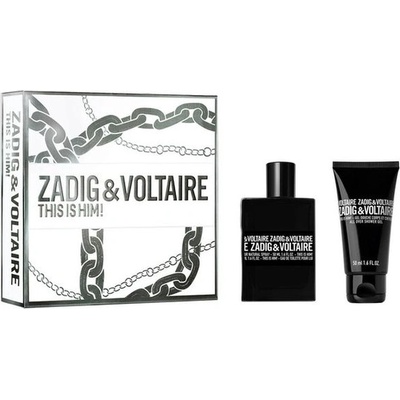 Zadig & Voltaire Zadig & Voltaire This is Him EDT Spray 50ml + Shower Gel 75ml комплект за мъже