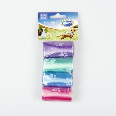 DUVO+ Pouzdro na sáčky-náhr.Sáčky tlapičky 4 x 20 ks