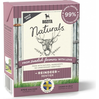 Bozita Adult Dog Naturals Big Reindeer 370 g
