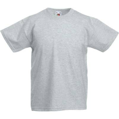 Fruit Of The Loom Kids Original T světle šedý melír