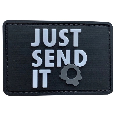 ARMED PATCHES PVC nášivka Just Send It, Černá – Zbozi.Blesk.cz