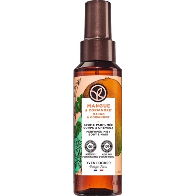 Yves Rocher parfemovaný sprej na tělo a vlasy Mango & koriandr 100 ml
