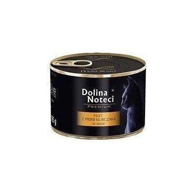 DOLINA NOTECI Premium pre mačky kuracie prsné filé v omáčke 12 x 185 g