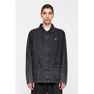 Santa Cruz Unite Jacket Acid Wash Black Denim