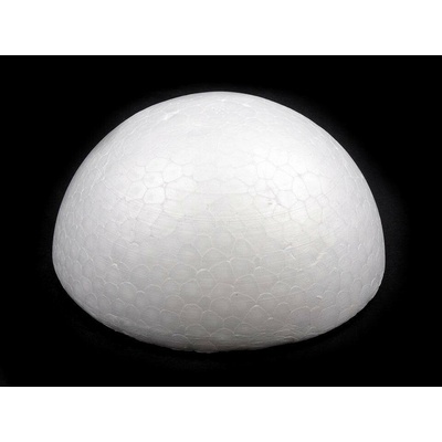 Polokoule Ø9,5 cm polystyren bílá 10 ks