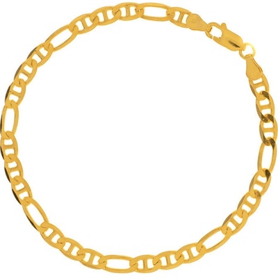 Argento Pozlátený strieborný náramok šírka 5 mm I5335