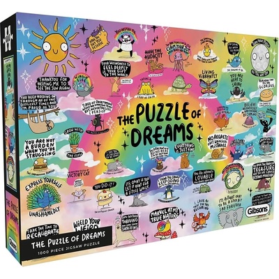 Gibsons Пъзел Gibsons от 1000 части - Пъзелът на мечтите (G7163)