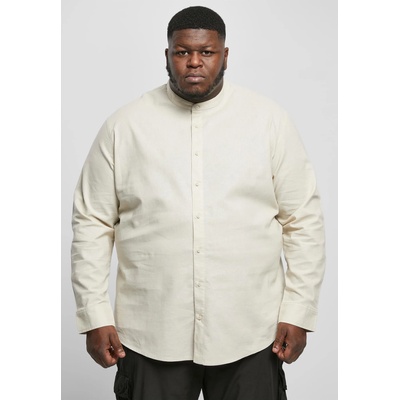 Urban Classics Мъжка ленена риза в цвят екрю Urban Classics Linen ShirtUB-TB6244-03680 - Екрю, размер L