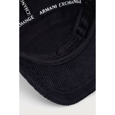 Armani Exchange бейзболна шапка мъжка от памучна материя (XM003198.AF27114)