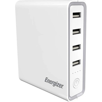 Energizer Power Packs Ultimate PD 45W RocketHub - хъб с USB-C и 4 x USB-A изхода и 20000mAh външна батерия (бял)