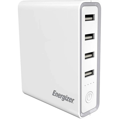 Energizer Power Packs Ultimate PD 45W RocketHub - хъб с USB-C и 4 x USB-A изхода и 20000mAh външна батерия (бял)