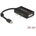 Delock Адаптер Delock mini DisplayPort 1.1 мъжко към DisplayPort / HDMI / DVI женско black (DELOCK-62623)