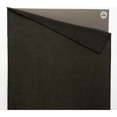 Bodhi ručník na jógu GRIP protiskluzové tečky 183 x 61 cm antracit