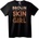NOONEBRAND Тениска Момиче с Кафява Кожа - S, Black