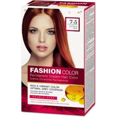 Rubella Farba na vlasy copper red 7.5 Fashion Color 2 x 50 ml + 15 ml